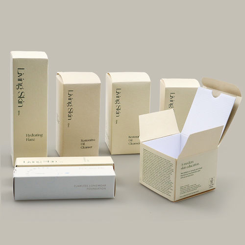 Latest company news about পরিবেশ বান্ধব এমবসড কাস্টম প্যাকেজিংঃ আপনার ত্বকের যত্নের পণ্যগুলিকে উন্নত করুন